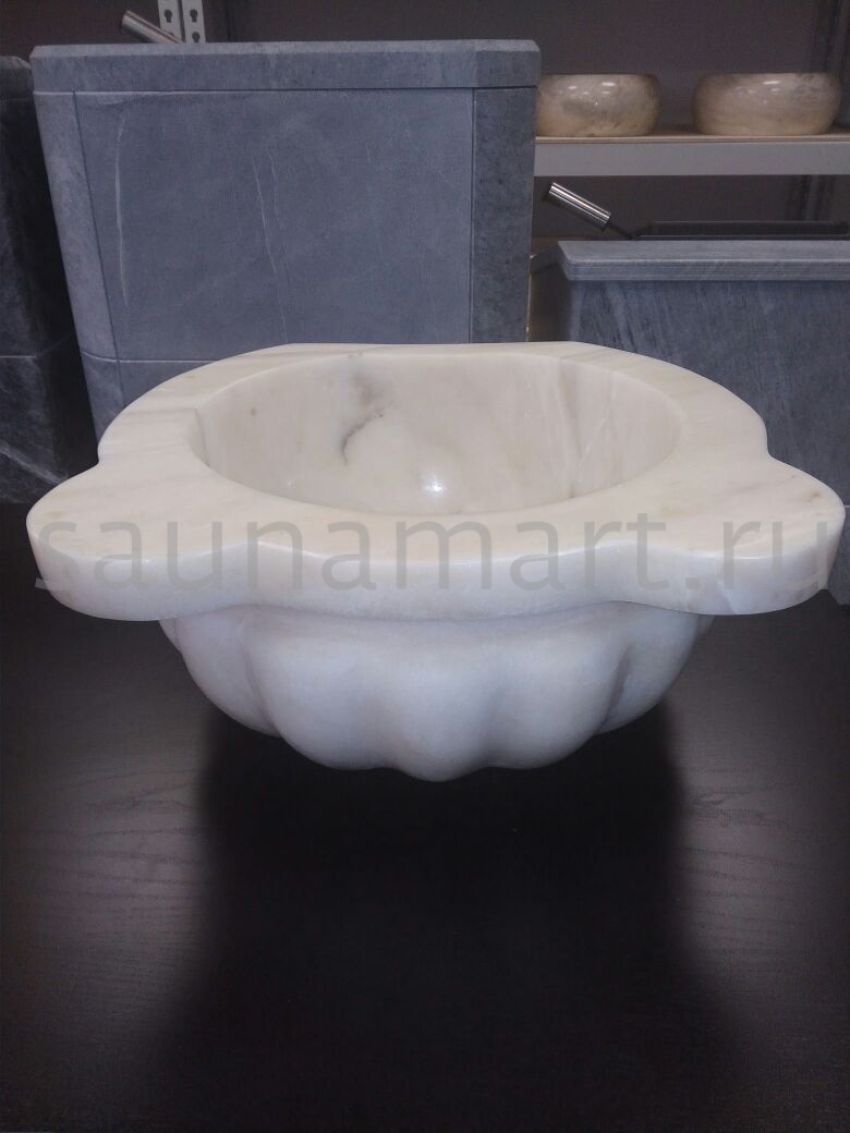 Курна мраморная КМ10 (со сливом) Курна мраморная КМ10 (со сливом)