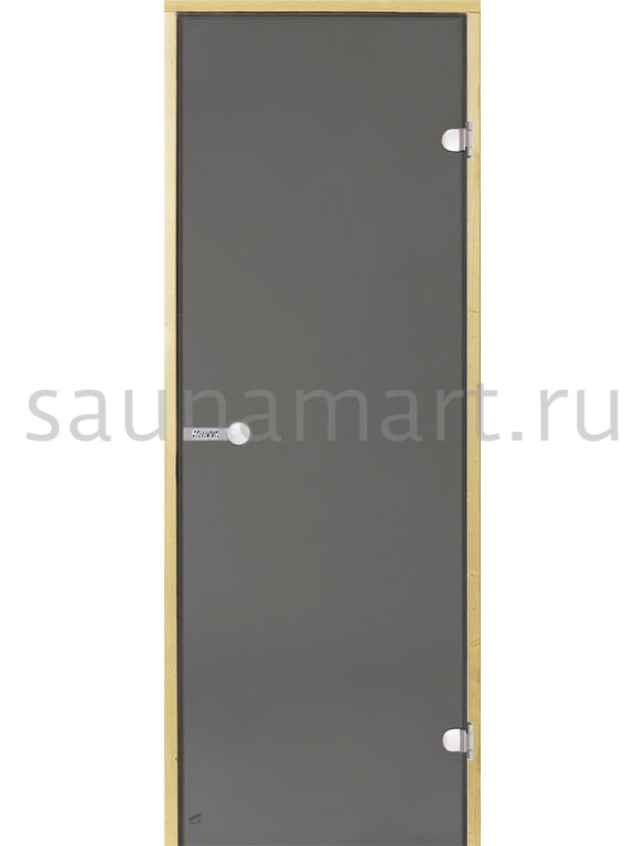 Дверь для сауны Harvia стеклянная 8/21 (коробка сосна серая D82102M) Дверь для сауны Harvia стеклянная 8/21 (коробка сосна серая D82102M)