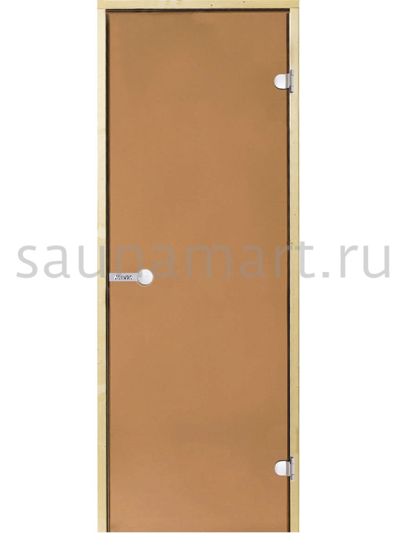 Дверь для сауны Harvia стеклянная 8/21 (коробка сосна бронза D82101M) Дверь для сауны Harvia стеклянная 8/21 (коробка сосна бронза D82101M)